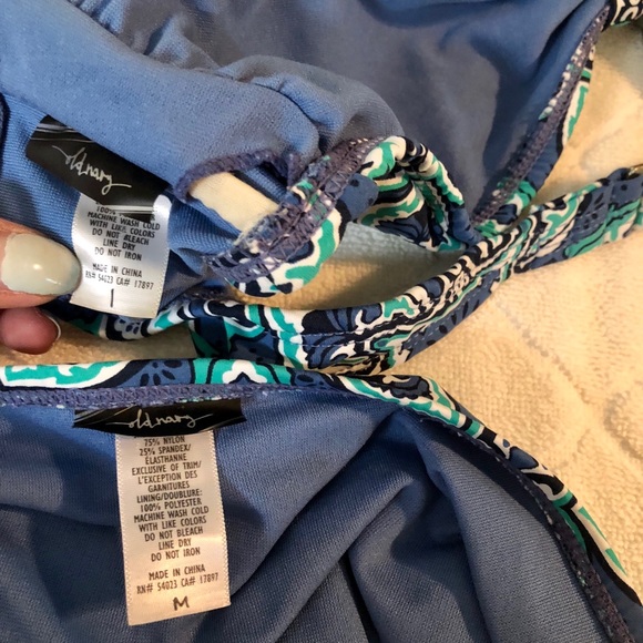 Old Navy bandeau bikini size 1 top, M bottom - Picture 6 of 7